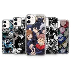 Gojo Satoru Phone Case Megumi Fushiguro JJK Cover for iPhone Compatible with iPhone X, 11, 12, 13, 14, 15, 16 Pro Max, Galaxy S25 ultra