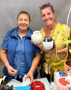 Handmade Dog Planter Pot