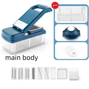 Kitchen multifunctional vegetable slicer Kitchen vegetable slicer diced potatoes shredded potatoes sliced, sliced, planed, peeled, and wiped