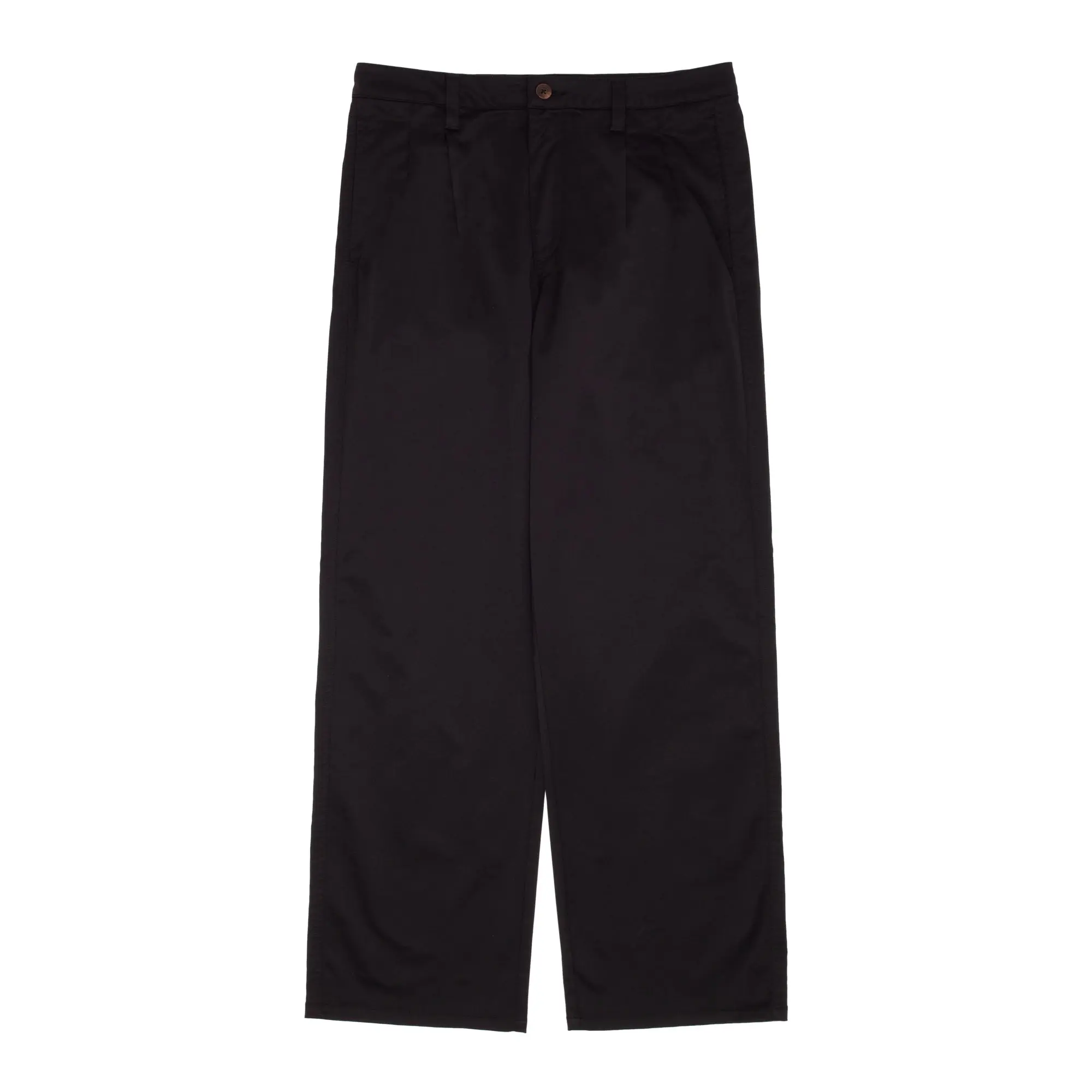 Chino Pleated Pant [Black]