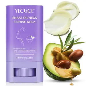 Snake Oil Neck Firming Stick, Lifting Formula, Moisturizing Neck Cream, Natural Ingredients Neck Care Essence, Refreshing and Non-greasy Neck Care Product, Body Care, Comfort