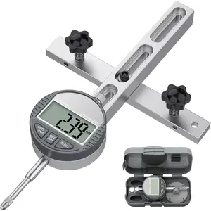 Digital Dial Indicator Gauge for Aligning and Calibrating Workshop Machinery including Table Saws, Band Saws and Drill Presses