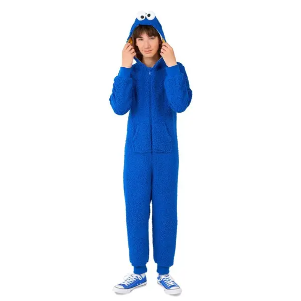 Kid's Sesame Street Cookie Monster Costume Onesie