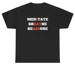 Meditate Breathe Reassure I Eat Ass T Shirt Funny Meme Inappropriate Saying Tee