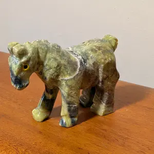 Serpentine Horse Carving