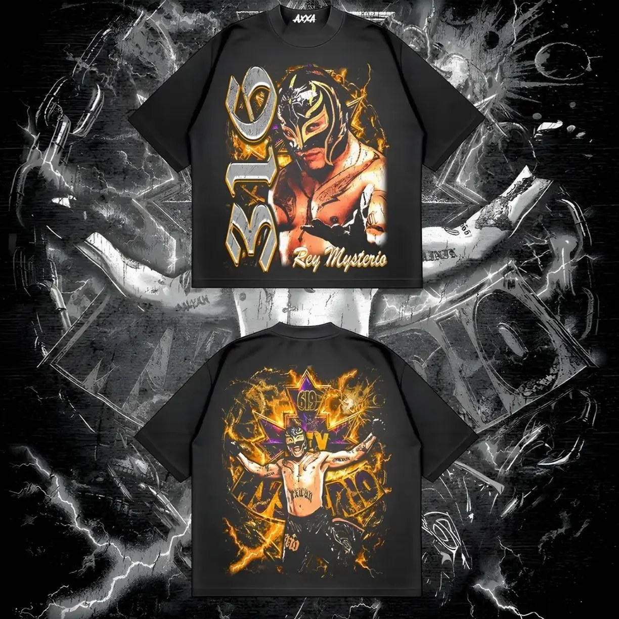 Rey Mysterio “619 / 3:16 Style” WWE T-Shirt – Lucha Libre Legend Graphic Tee, Masked Wrestler Vintage Shirt, Streetwear Wrestling Tee, Unisex Cotton, TikTok USA Trend