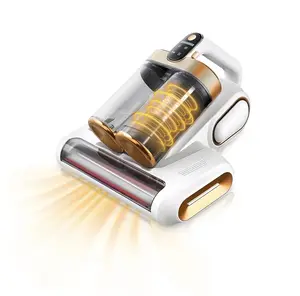 Mattress Vacuum Cleaner, Bed Vacuum with 13000pa Powerful Suction 253.7nm UV-C Light, 18000 RPM/Min Brushroll, Cordless Handheld Vacuum with Dual Bins for Dust, Pet Hair,etc Home Cleaning Machine Deep Cleaning Machine