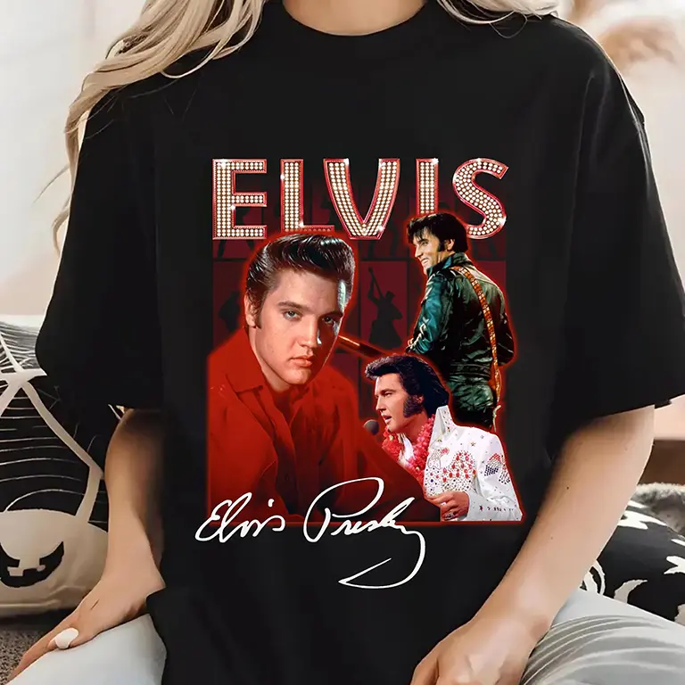 Elvis Presley Comfort Colors Shirt, Elvis Presley Gift for Fan, Elvis Presley Merch, Gift for Elvis Fan, Elvis Presley Lovers, King of Rock