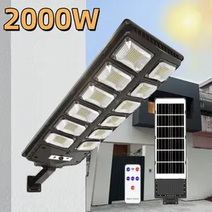 Solar Lights Outdoor Waterproof, 10000LM LED Solar Flood Lights Outdoor Motion Sensor with Remote, 3 Modes Solar Lights for Outside Yard, Garden, Path & Parking Lot