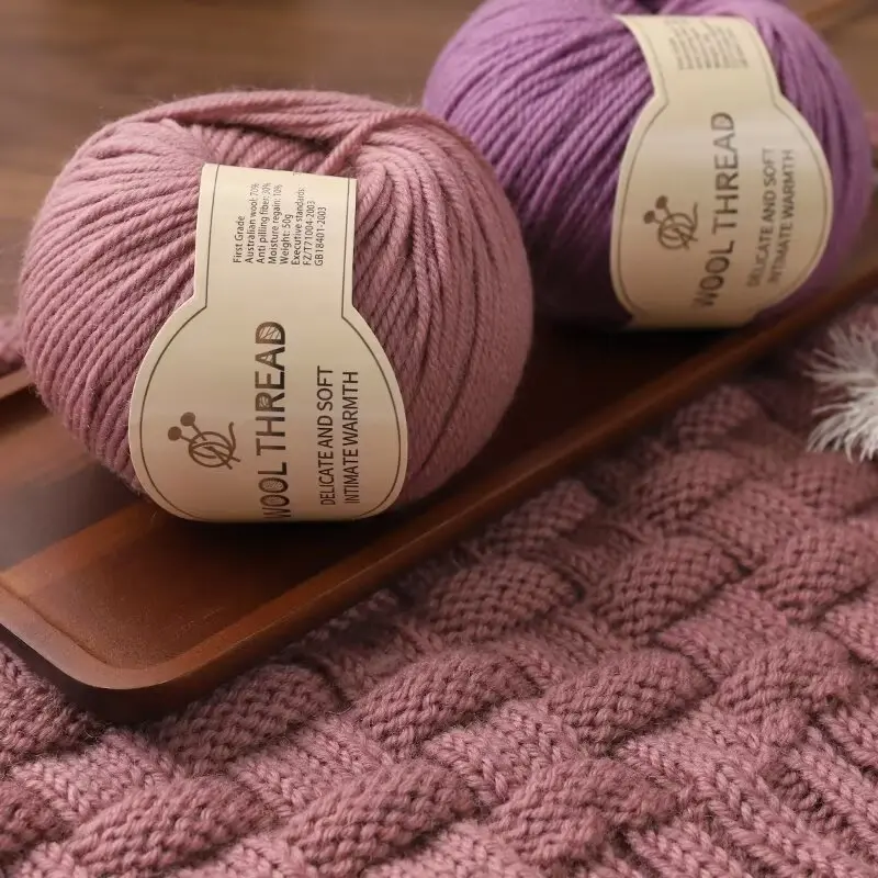 10pcs Charm Elf Wool Yarn, 290 Type Medium Coarse Alpaca Wool Thread, High-Quality Colorful Handmade Knitting Crochet Handcraft Material, DIY Sweater Scarf Hat, Knitting Supplies, Yarn For Crocheting