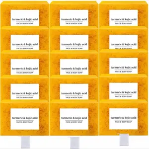 Lemon Turmeric KojicAcid SoapLemon Kojic Acid Soap BarTurmeric Soap BarKojic Acid SoapDark Spot Remover for Face