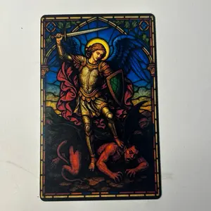 Saint Michael Metal Prayer Card