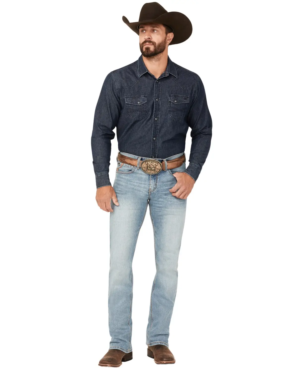 Ariat Men's Men'S M7 Linda Ray Light Wash Slim Straight Pro Series - 10045387