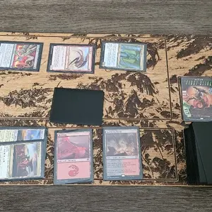 Custom Laser Engraved TCG Playmat - Gaming Mat for Cards