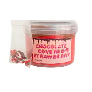 Chocolate Covered Strawberry Decadent Dessert Experience with Soft Fluffy Creamy Texture & Rich Velvety Butter Finish Includes Charm Bag