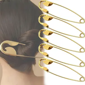 Oversized Safety Hairpin Strong Grip Non Slip Hair Clip for Thick Hair Secure Hold Durable Hair Styling Accessory for Women Daily Use Hair Pin Claw Clip
