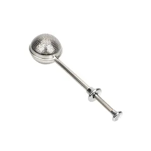 Stainless Steel Tea Filter Ball, 1 Count Adjustable Tea Infuser, Reusable Tea Strainer for Home Kitchen Office Dormitory Picnic