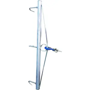 212 MAIN Galvanized Steel Welded Bow 32 in. Woven Wire Stretcher, Pre-Attached Hooks, Steel Tube
