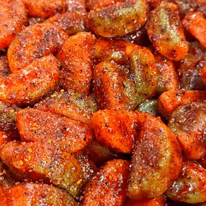 WATERMELON BITES Chamoy Candy - Chilitos Sweet, Sour & Spicy Chili Snack - Mexican Watermelon Fruit Flavored Gummy Candy for All Ages, Authentic Dulces Mexicanos Enchilados, Candy Jars with Tamarindo Pulp Chamoy