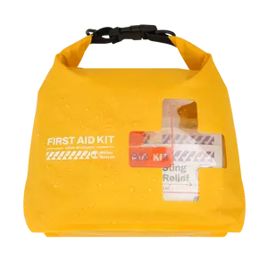 RHINO RESCUE Waterproof Boat First Aid Kit - Lightweight Boat Safety Kit Dry Bag with Emergency Tools, Marine Survival Supplies for Outdoor Enthusiasts (Kayaking, Fishing)