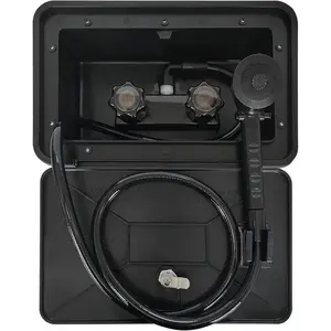 RV Exterior Shower Box Kit RV Outdoor Shower Box Kit Faucet Replacement with Shower Head & Hose