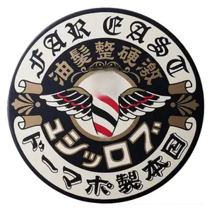 BROSH Far East Hard Pomade - Water Based Hair Styler with Extra Firm Hold & Medium Shiny Finish - Humidity Resistant Grooming Pomade for Men - 4 Oz