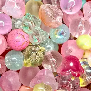 (BOGO) Petals and Paws, High Quality Glass Beads and Metal Charms for DIY Beading Jewelry, Accessories and other DIY Projects such as Sun-catchers and Car Hangers Beaded Edge