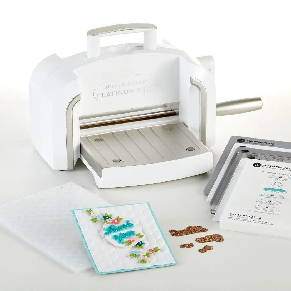 New & Improved Platinum SIX Machine with Universal Plate System - 6" Platform