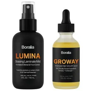 Boralia LUMINA Glossing Laminate Mist + GROWAY Hair Serum