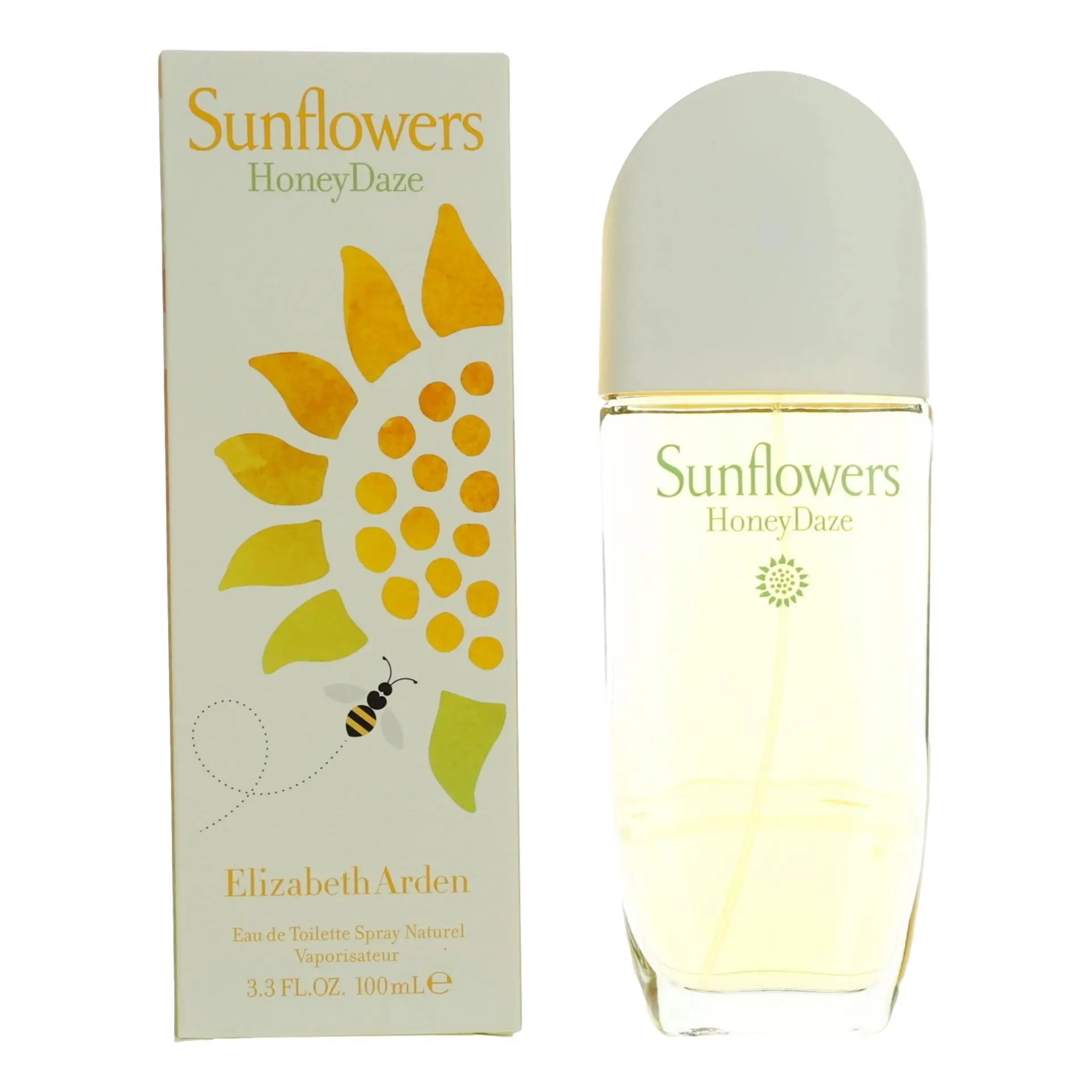 Sunflowers Honey Daze by Elizabeth Arden, 3.3 oz EDT Spray for Women Floral Scent Fragrance Daily Summer Fragrance Delightful Fragrance Elegant Floral Fragrance Daily Wear Fragrance Floral Sweet Scent Captivating Fragrance