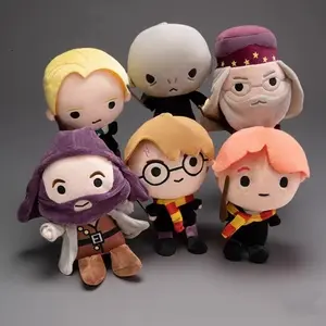 【Holiday Gift】Official Harry Potter Merch: Soft Plush Cushion Dolls (Draco Malfoy, Voldemort, Ron Weasley) & Hermione Keychain - Adorable Wizarding World Collectibles, Perfect Gift for Her| Shopping Bag  , Holiday & Black Friday
