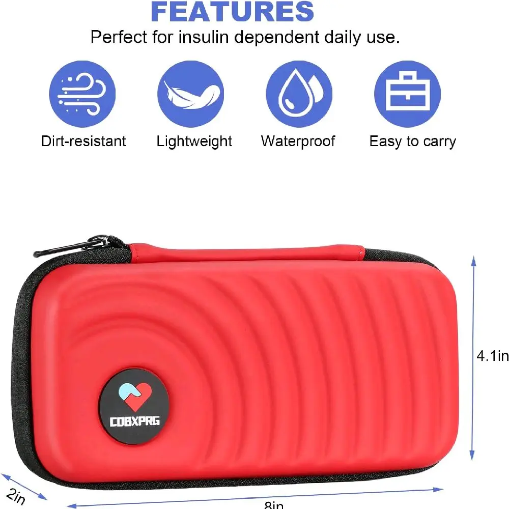 travel case for glp 1 GLP-1 Large Medicine Cooling Organizer with TSA-Approved Ice Pack  Medicool On the go with your