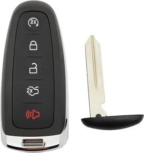 Replacement Remote Key Shell Cover fit for Ford Explorer Escape Flex Edge Focus Taurus Lincoln MKS MKT MKX Key Fob P/N: M3N5WY8609