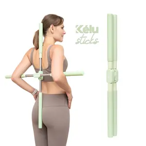 Kélu Yoga Sticks - Posture Corrector & Spine Decompression - 10min/day - Women, Men, Kids