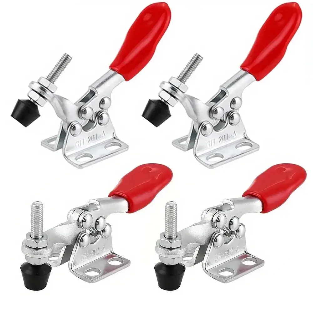 Heavy-Duty Spring Clamp Set, Hardware, Metal Multi-Fast Fixture for Woodworking, Carving & CNC Machining, Essential for DIY Home Renovation & Professional Crafts, Perfect Christmas Gift for Makers & Craftsmen, Versatile, Secure Grip Enhances Efficiency