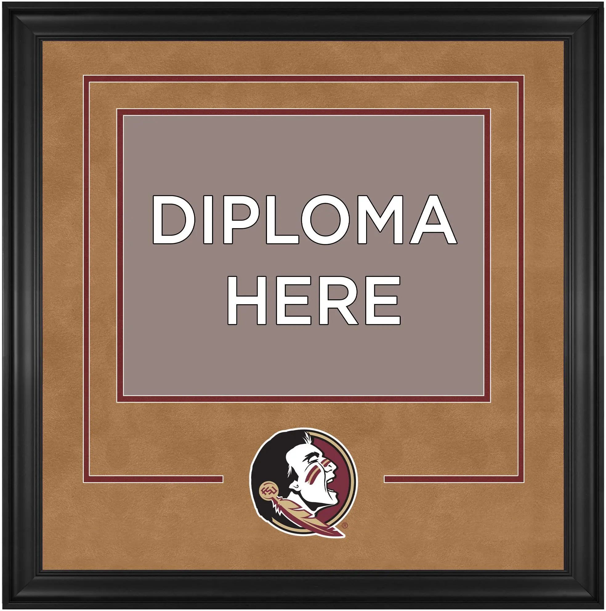 Florida State Seminoles Deluxe 11" x 14" Diploma Frame with Team Logo - Fanatics Authentic Certified