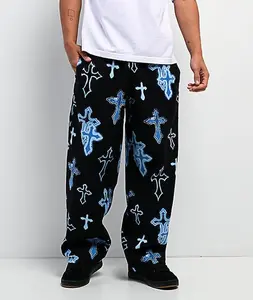 Ninth Hall Neon Salvation Black Lounge Pants