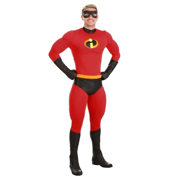 The Incredibles Men's Deluxe Mr. Incredible Costume (© Disney) (© Disney/Pixar)
