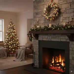 【ON SALE】Silvanest Snow Frosted Holiday Collection ️ 6ft Pre-Lit Xmas Tree / 24in Wreath | 10 Modes Multi-Color & Warm Glow | 2025 Festive Home Decor