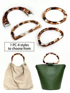 Vintage Bag Handle - DIY Handmade Knitted Handle Accessories for Making and Replacing Bags, 4 Styles, Multifunctional Picnic Basket Handle