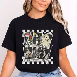 Nightmare Characters Tarot Cards Shirt, Nightmare Before Christmas Shirt