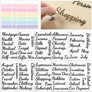 104- Budget Sticker Set -  Envelope Labels & Blank Budget Planner Stickers for Easy  Management