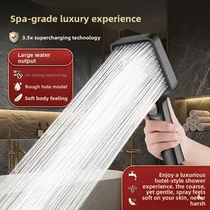 High-pressure shower head, pressurized shower set, bathroom shower spray, high-pressure single-head shower head