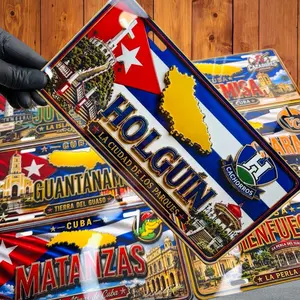 6x12 in Holguín Cuba Province Collectible Car Decorative Plate - La Ciudad de los Parques