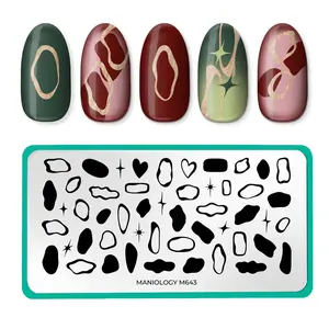 Framed Elegance (M643) - Nail Stamping Plate