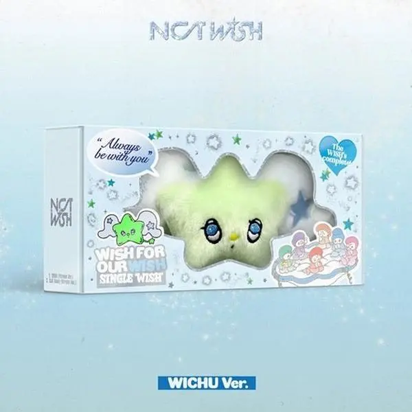 NCT WISH — WISH [Wichu Ver.] Keyring Smart Album | WICHU Keyring, NFC CD, Random Photocard (1/6), WICHU Guide (1/6), Polaroid (1/2), Sticker Set (3) | Fast U.S. Shipping