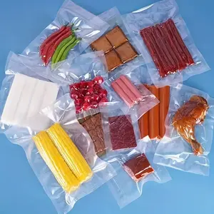 50 Transparent Vacuum Sealer Bags, Commercial Grade Food Storage for Meal Prep and Cooking, Universal Size for Vacuum Sealers