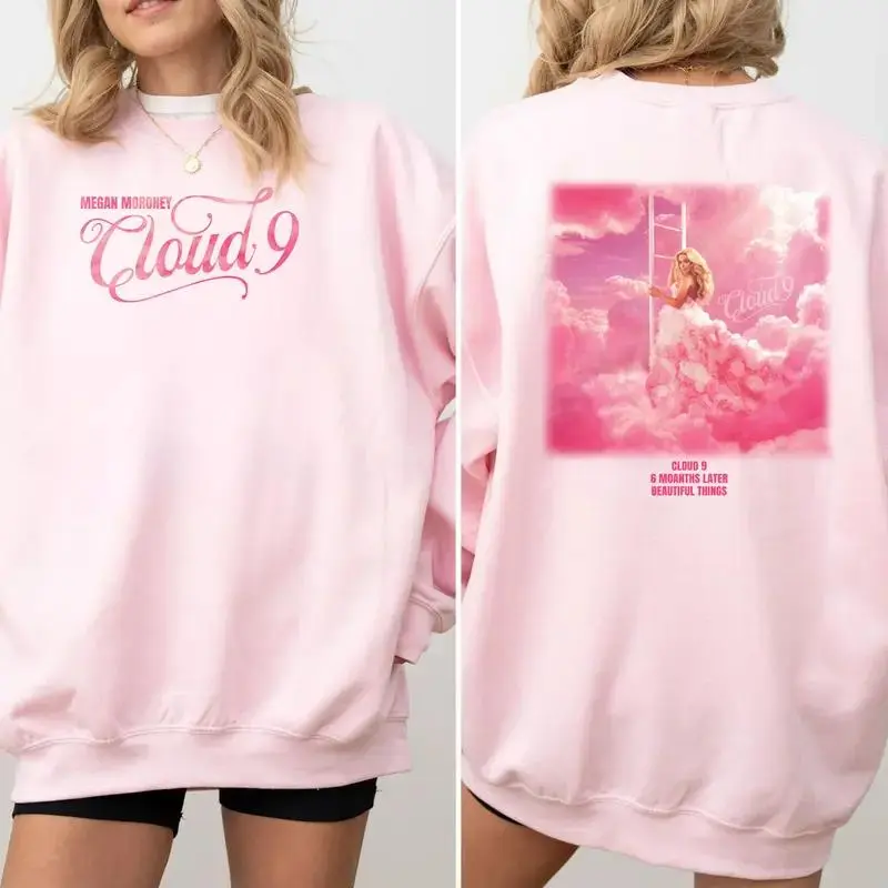Megan Moroney Cloud 9 Shirt, Country Music Fan Hoodie, Cloud 9 Album Sweatshirt, Megan Moroney Tour Merch, Pink Aesthetic Tee