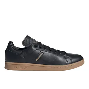 adidas Mens Stan Smith Lace Up Sneakers Shoes Casual - Black