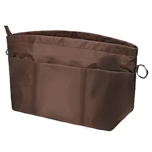 Handbag Purse Tote Pocketbook Organizer Insert Zipper Closure 11 Pockets 3 Sizes Many Colors